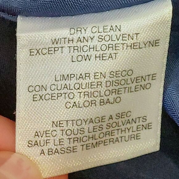 Jones New York Women's 10 Satin Draped Neckline Cocktail Dress Blue Lined Prom - Picture 5 of 9